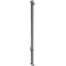 Barrier posts | Steel tube  60 x 2,5 mm | removable | for padlock | hot-dip galvanized | with 2 eyelets